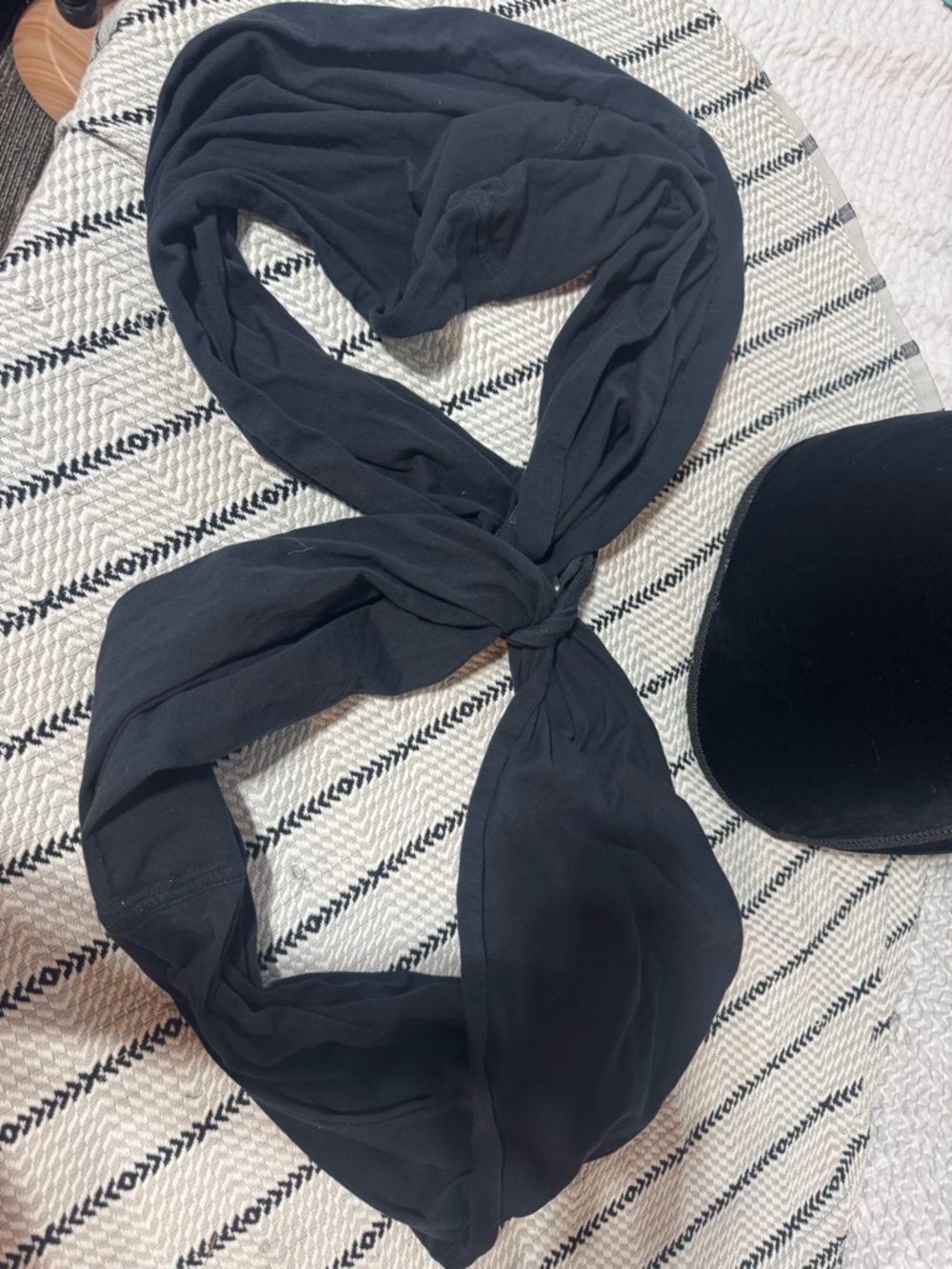 Classic Black Kids Scarf - Soft Fashion Accessory